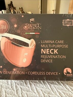 Lumina Care Multi-Purpose Neck Rejuvenation Device - Rose Pink